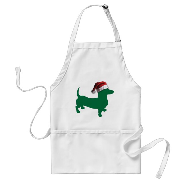 Jul Dachshunds Förkläde (Framsidan)