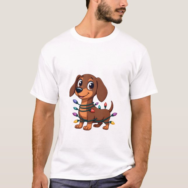 Jul Dackel Ljus (1) T Shirt (Framsida)
