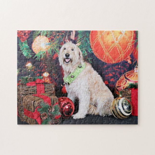 Jul - daisy - Goldendoodle Pussel (Horisontell)