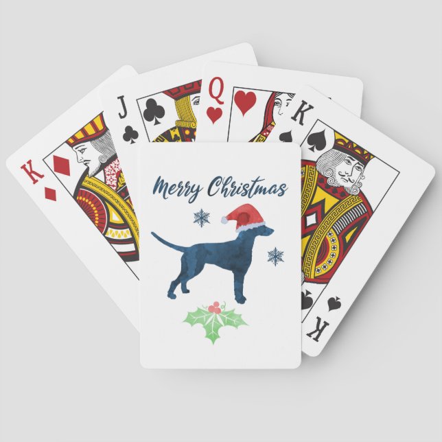 Jul Dalmatien Hund Casinokort (Baksidan)