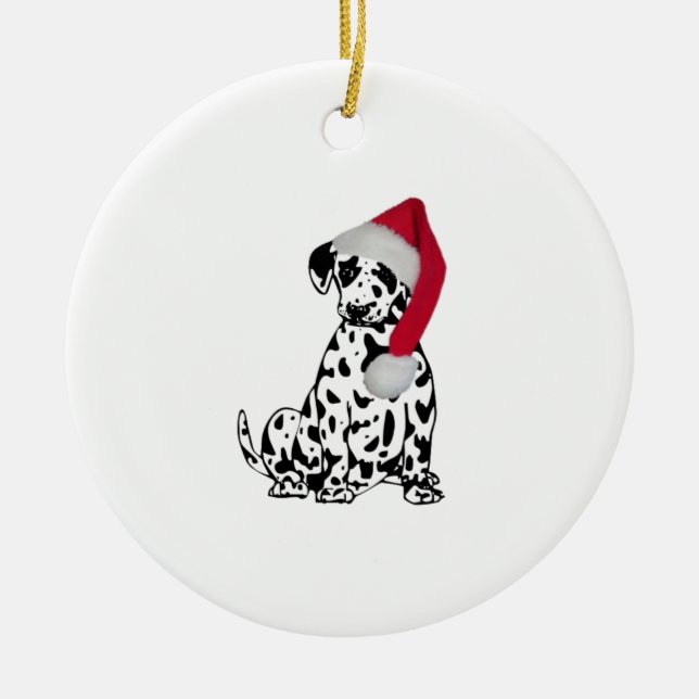 Jul Dalmatien Julgransprydnad Keramik (Framsidan)