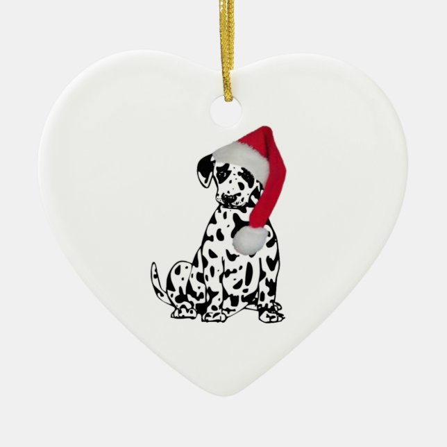 Jul Dalmatien Julgransprydnad Keramik (Framsidan)