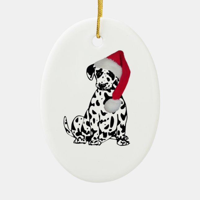Jul Dalmatien Julgransprydnad Keramik (Framsidan)