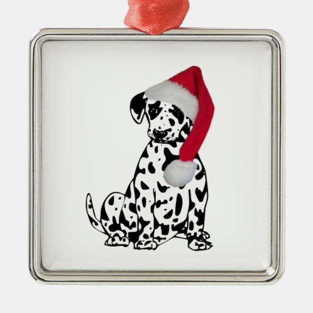 Jul Dalmatien Julgransprydnad Metall (Framsidan)