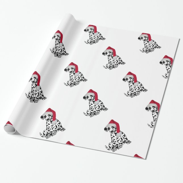 Jul Dalmatien Presentpapper (Utrullad)