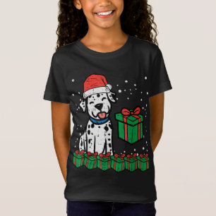 Jul Dalmatien Santa Cute Julafton Hund älskare T Shirt