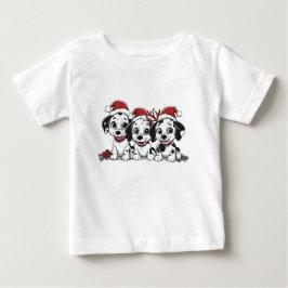 Jul Dalmatiner Hundar T Shirt
