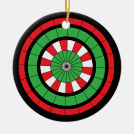 Jul Dartboard Julgransprydnad Keramik