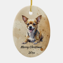 Jul Daterad Text Chihuahua, Husdjur Hund Djur