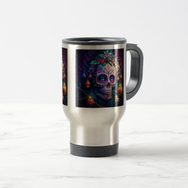 Jul Day of the dead Travel/Mugg, 15 Resemugg (Framsida höger)