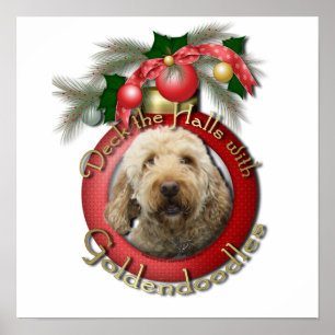 Jul - Deka Halls - Goldendoodles Poster