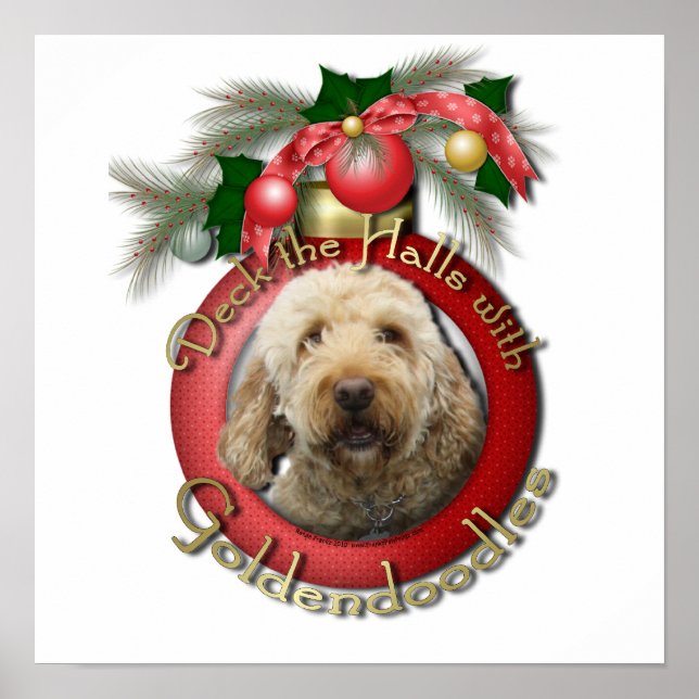 Jul - Deka Halls - Goldendoodles Poster (Framsidan)