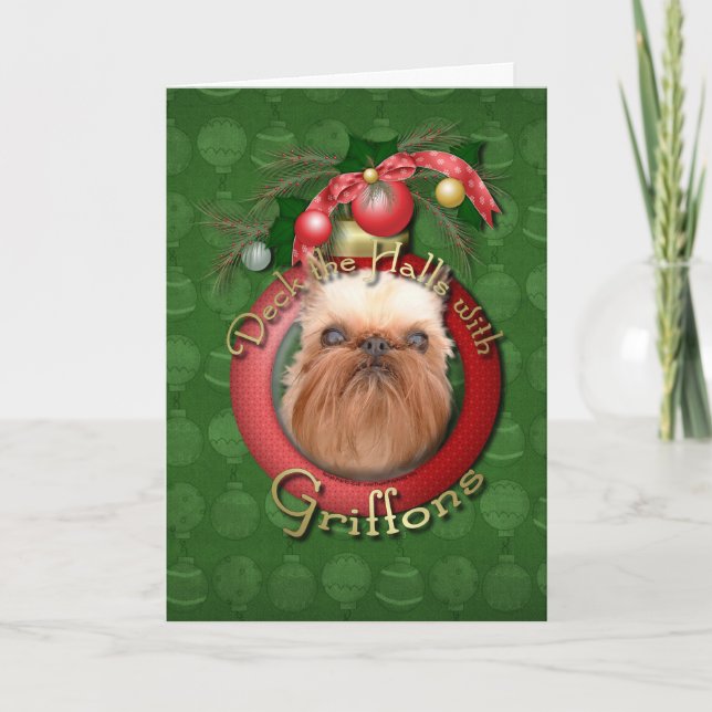 Jul - Deka Halls - Griffons Helgkort (Framsida)