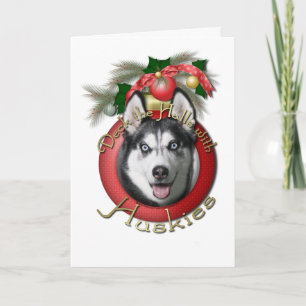 Jul - Deka Halls - Huskies Helgkort
