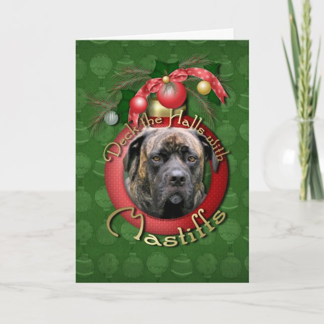 Jul - Deka Halls - Mastiffs - Cyklon Helgkort (Framsida)