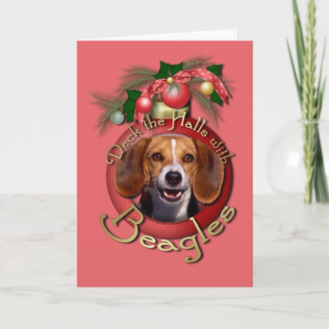 Jul - Dekar Halls - Beagles Helgkort (Framsida)