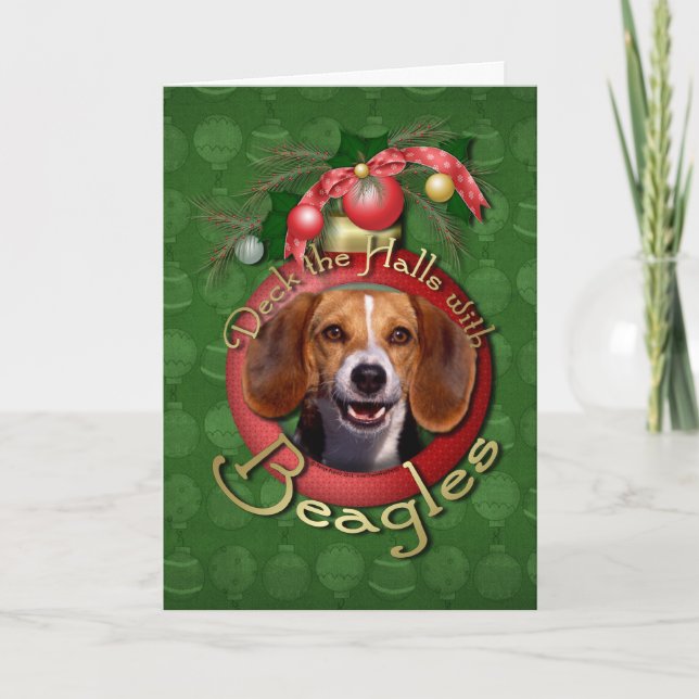 Jul - Dekar Halls - Beagles Helgkort (Framsida)