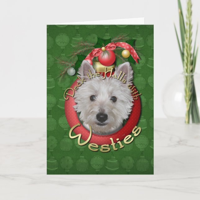 Jul - Dekar Halls - Westies - Tank Helgkort (Framsida)