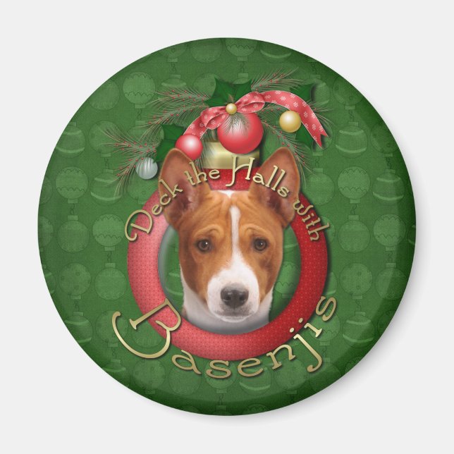 Jul - Deke Halls - Basenjis Magnet (Framsidan)