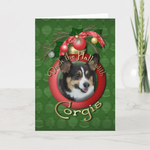 Jul - Deke Halls - Corgis Helgkort