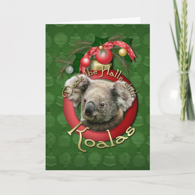 Jul - Deke Halls - Koalas Helgkort (Framsida)