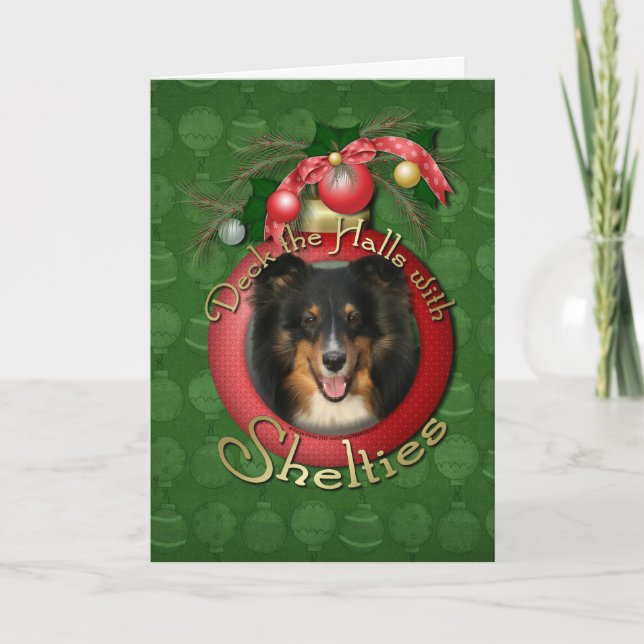 Jul - Deke Halls - Sheltie - Chani Helgkort (Framsida)