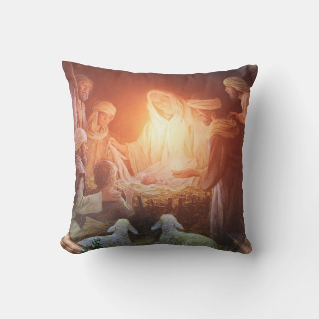 Jul Dekorativ kudde/Baby Jesus Kudde (Framsida)