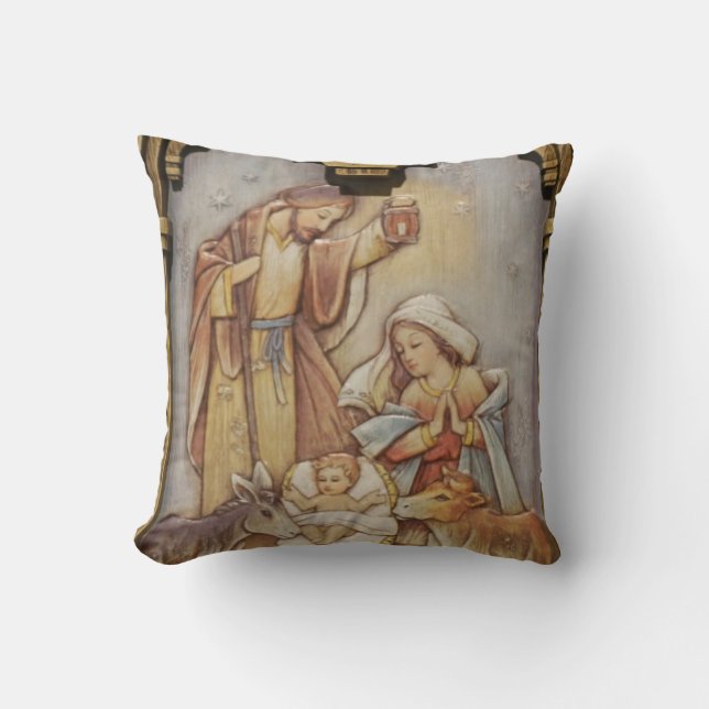 Jul Dekorativ kudde/Baby Jesus Kudde (Framsida)