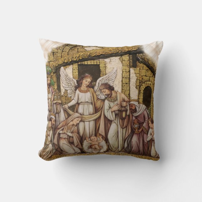 Jul Dekorativ kudde/Baby Jesus Kudde (Framsida)