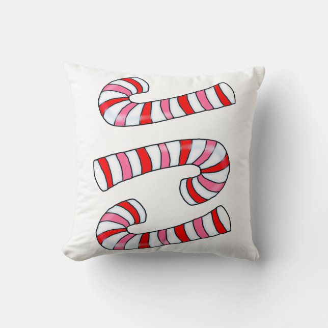 Jul Dekorativ kudde, Candy cane Dekorativ kudde (Framsida)