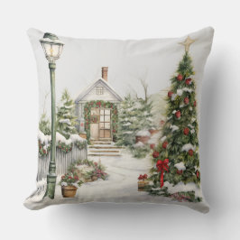 Jul Dekorativ kudde | Elegant Helgdag Cushion