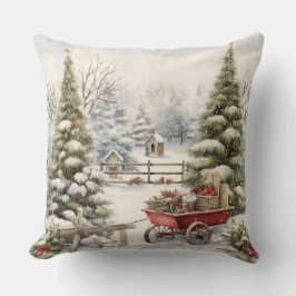 Jul Dekorativ kudde | Elegant Helgdag Cushion
