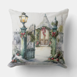 Jul Dekorativ kudde | Elegant Helgdag Cushion
