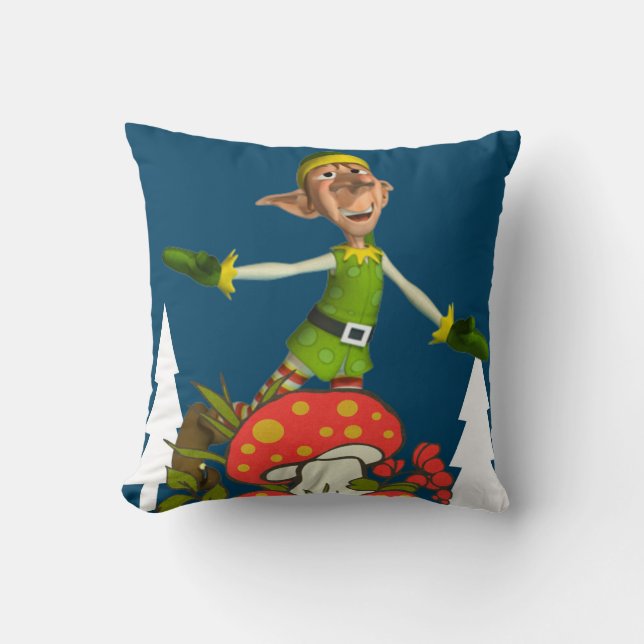 Jul Dekorativ kudde, Elf Mushroom Kudde (Framsida)