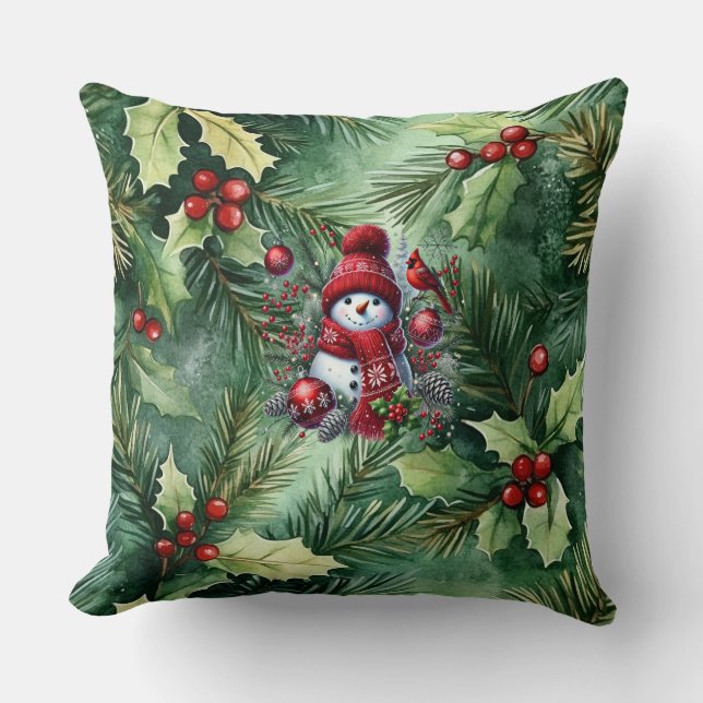 Jul Dekorativ kudde - Festive Helgdag Decor (Framsida)