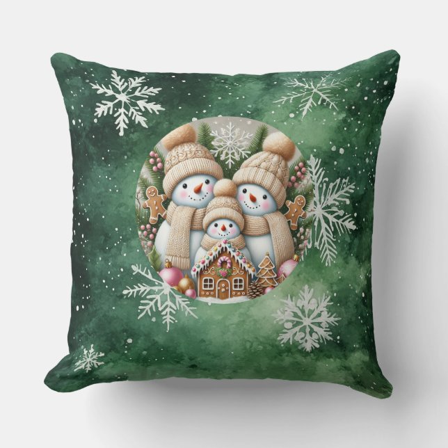 Jul Dekorativ kudde - Festive Helgdag Decor (Framsida)