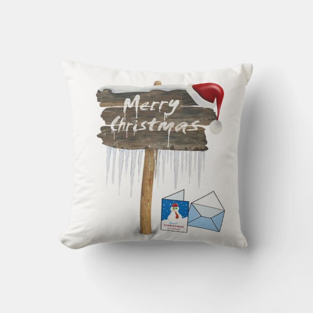 Jul Dekorativ kudde, God jul Kudde (Framsida)