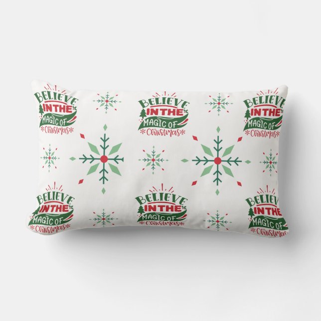 Jul Dekorativ kudde - Julens magi (Framsida)