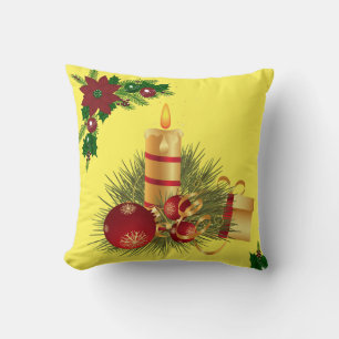 Jul Dekorativ kudde, julljus Kudde