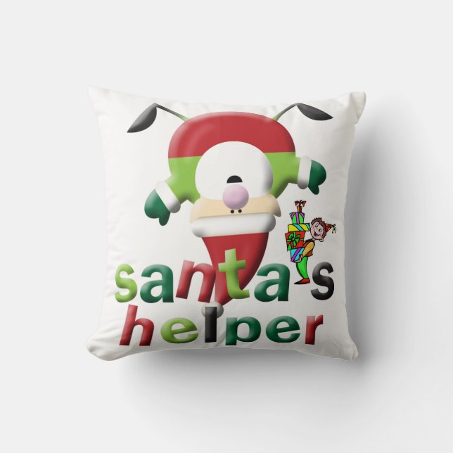 Jul Dekorativ kudde, jultomtens Helper Kudde (Framsida)