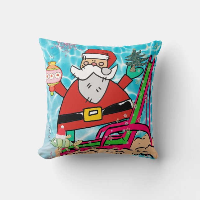 Jul Dekorativ kudde, Santa Oceanen Kudde (Framsida)