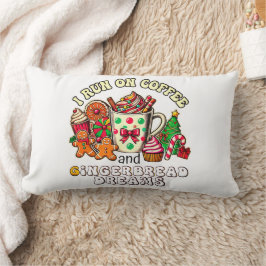 Jul Dekorativ kudde Springa på kaffe och ingefära 