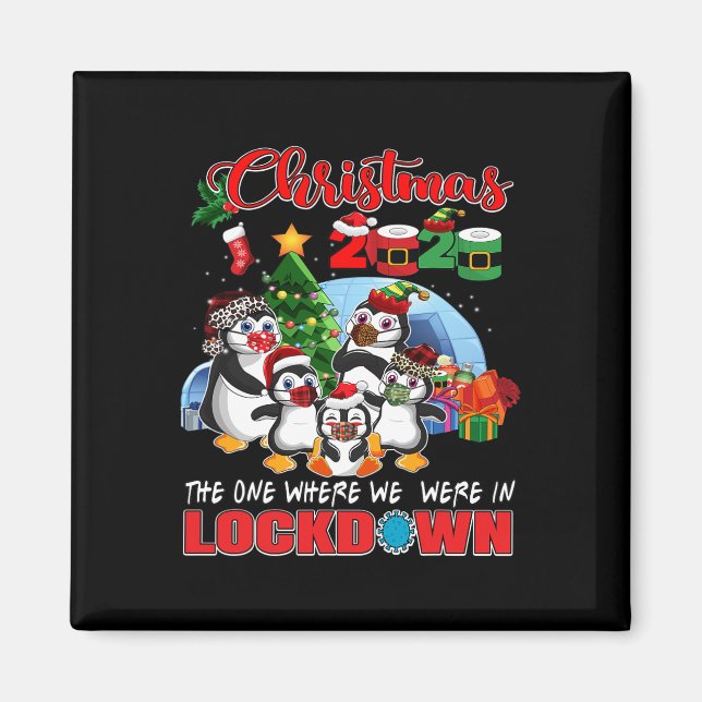 Jul den där vi var i Lockdown Pengui Magnet (Framsidan)