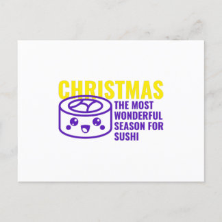 Jul - den mest underbara säsongen för sushi vykort