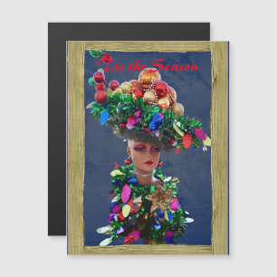 Jul Derby Hat Colorful Bollar Magnetic Card