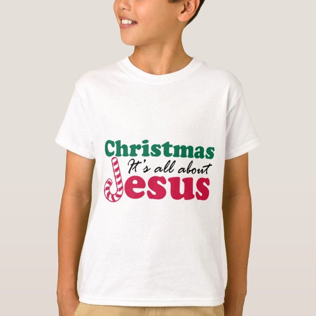 Jul - det är all om Jesus Tee (Framsida)