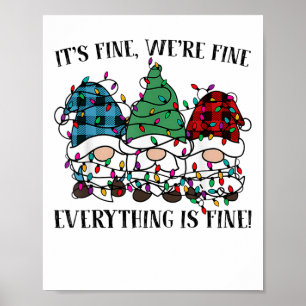 Jul Det är bra Vi mår bra Allting är bra Poster