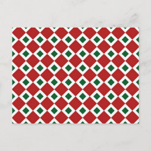 Jul Diamond Mönster Helg Vykort