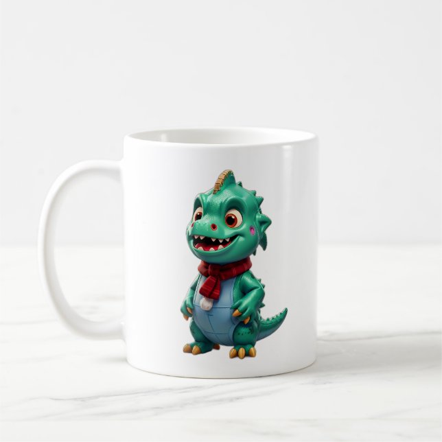Jul Dinosaur Kaffemugg (Vänster)