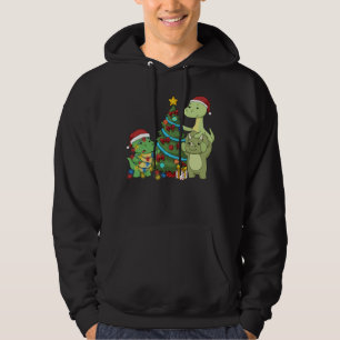 Jul Dinosaur Kids Julgran Dinosaur Hoodie